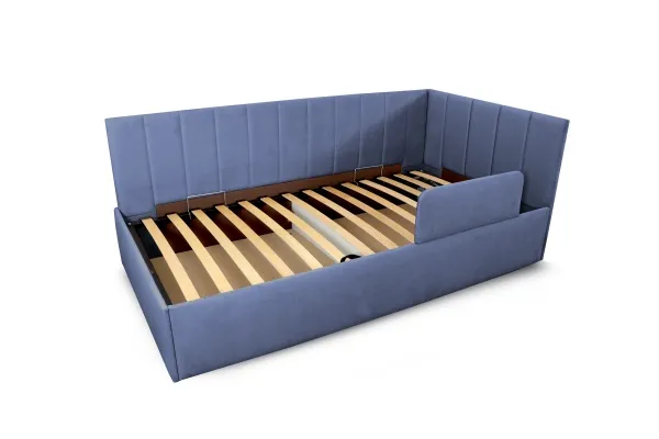 Кровать "Хеппи-2" Вариант 1 Мора деним