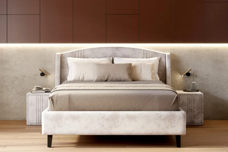 Тумба мягкая "Севилья" Вариант 1 Тиффани бежевый